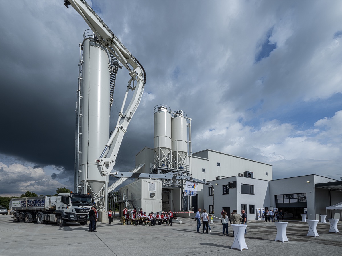 Eröffnung Wopfinger Transportbetonwerk